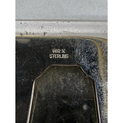 Sterling Silver Money Clip Hand Engraved Design MR X