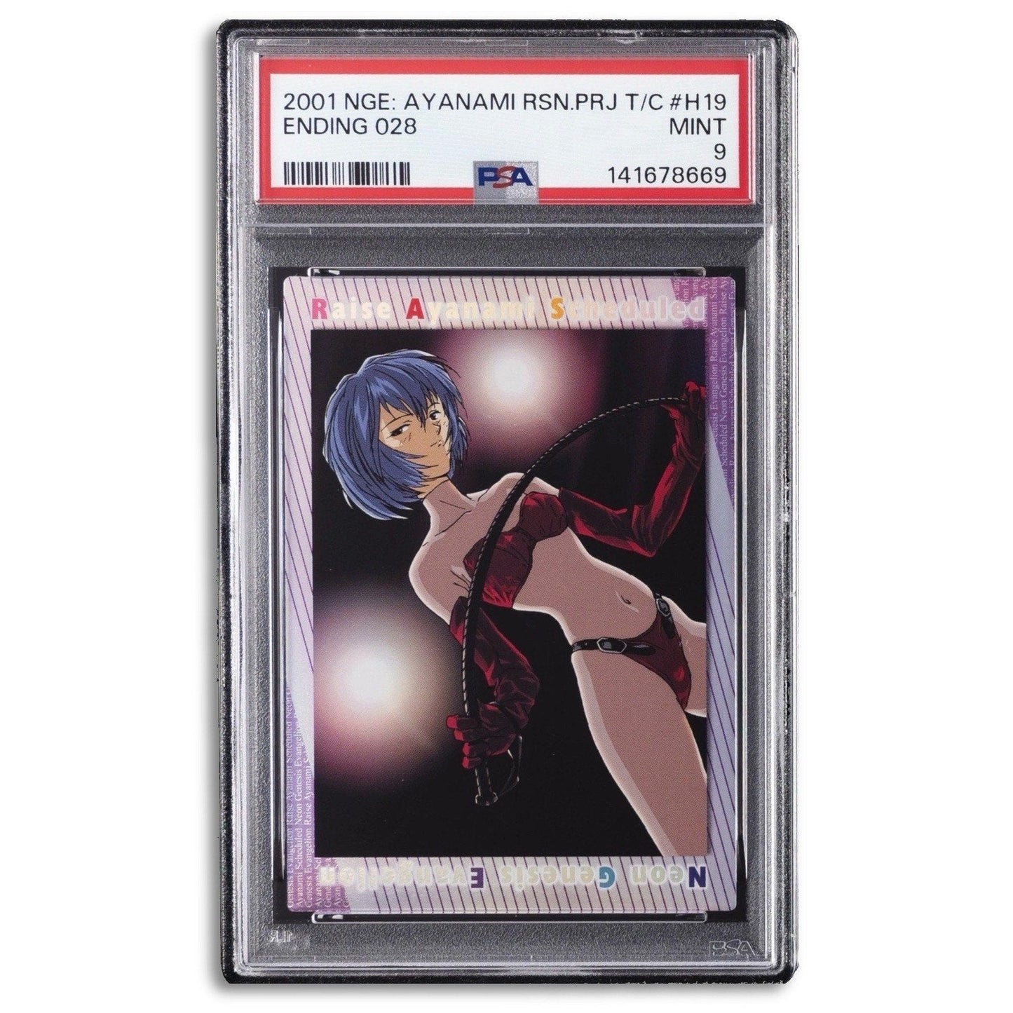2001 NEON GENESIS EVANGELION H19 ENDING 028 PSA 9 - thriftgoblin