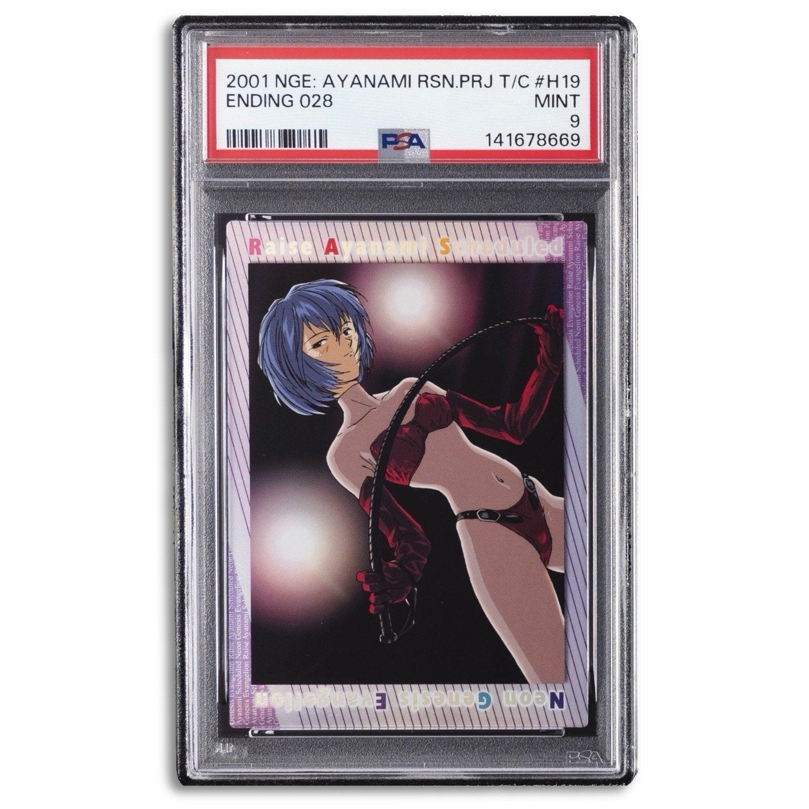 2001 NEON GENESIS EVANGELION H19 ENDING 028 PSA 9 - thriftgoblin