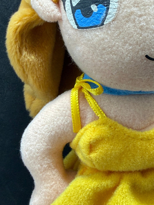 2001 Sega Evangelion Asuka Langley Plush Yellow Sundress Prize Rare - thriftgoblinPlush