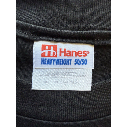2001 Violent Messiahs Comic Shirt XL Hanes Tag Gun Art Black Tee Deadstock USA - thriftgoblin