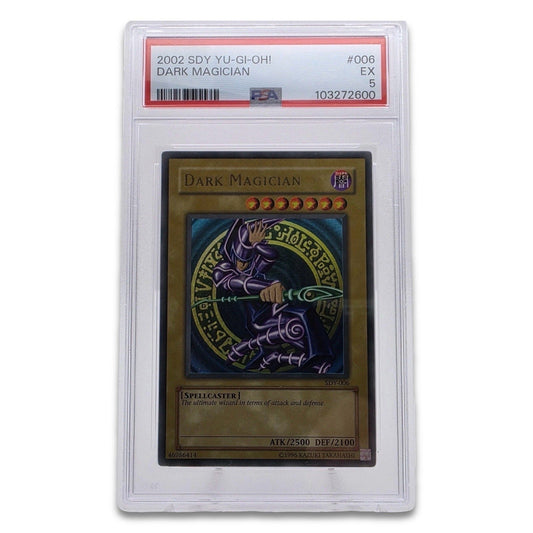 2002 Yu - Gi - Oh! Dark Magician SDY - 006 Starter Deck Yugi PSA 5 EX Graded Card Mage - thriftgoblin