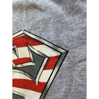 2005 Superman XL Shirt Delta USA Tag DC Comics Flag Logo S Symbol Tee VTG Hero - thriftgoblin