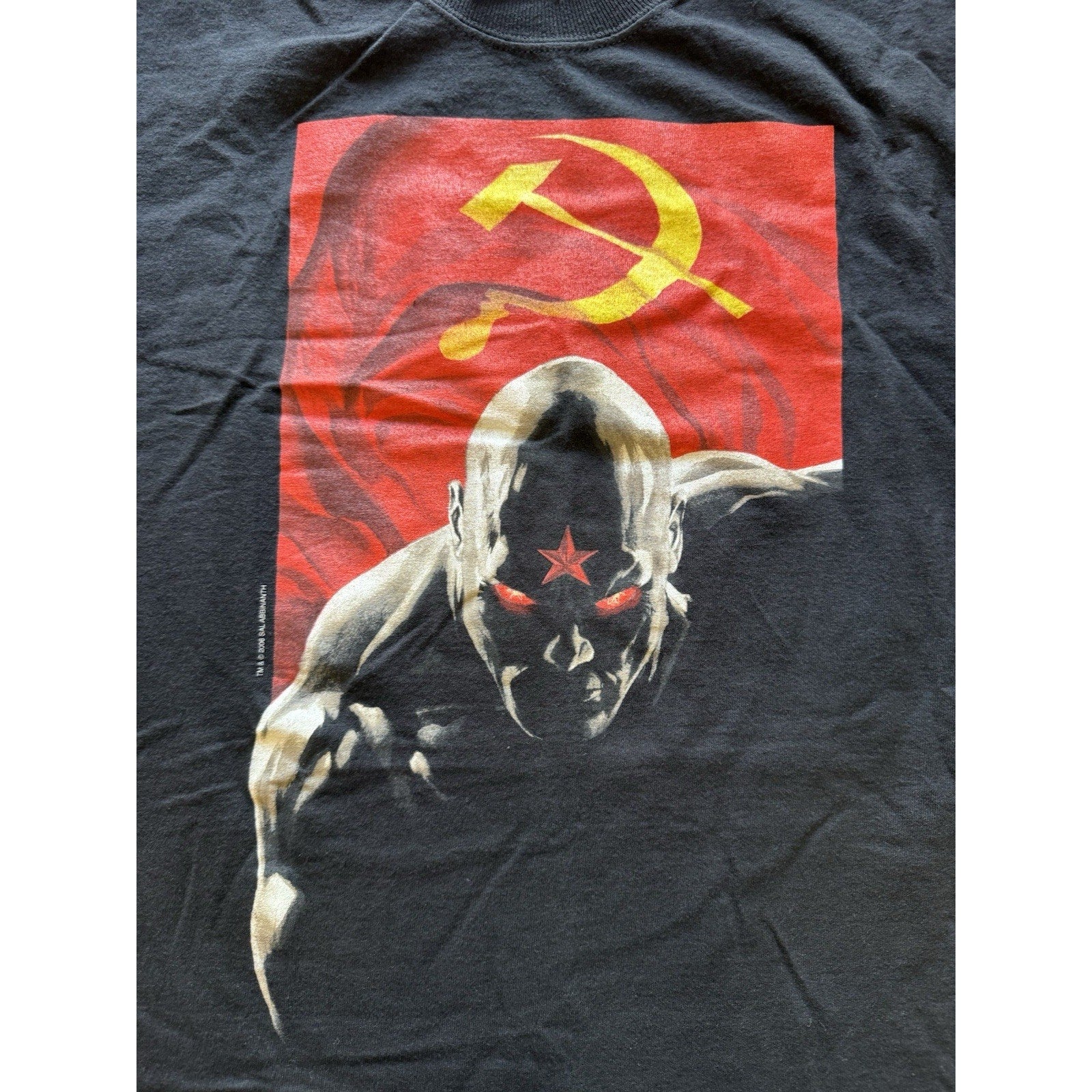 2006 Mercury Comics Atomika T-Shirt XL Black USSR Hammer Sick God Is Red Russia - thriftgoblin