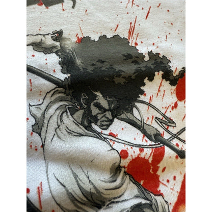 2007 Afro Samurai XL Shirt Nothing Personal Revenge OG Gonzo Anime WuTang White - thriftgoblin