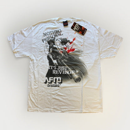 2007 Afro Samurai XL Shirt Nothing Personal Revenge OG Gonzo Anime WuTang White - thriftgoblin