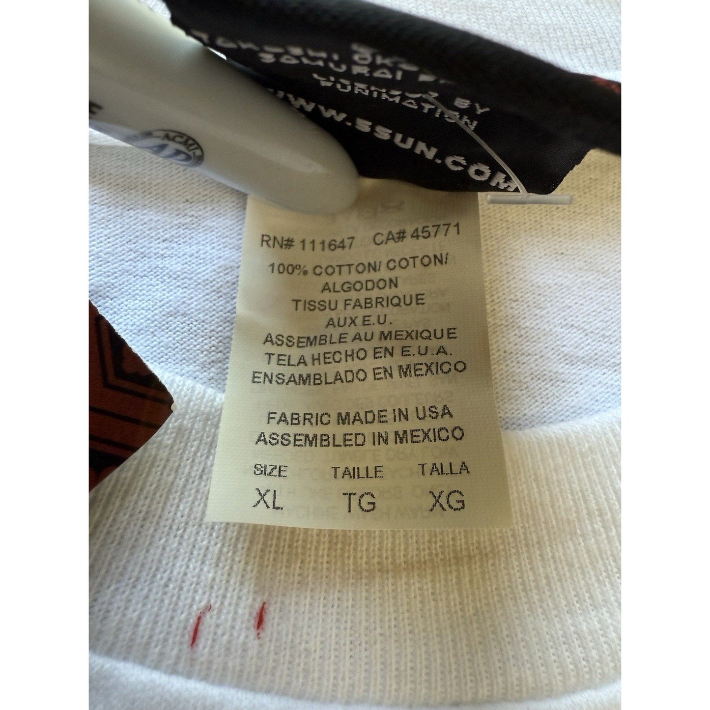 2007 Afro Samurai XL Shirt Nothing Personal Revenge OG Gonzo Anime WuTang White - thriftgoblin