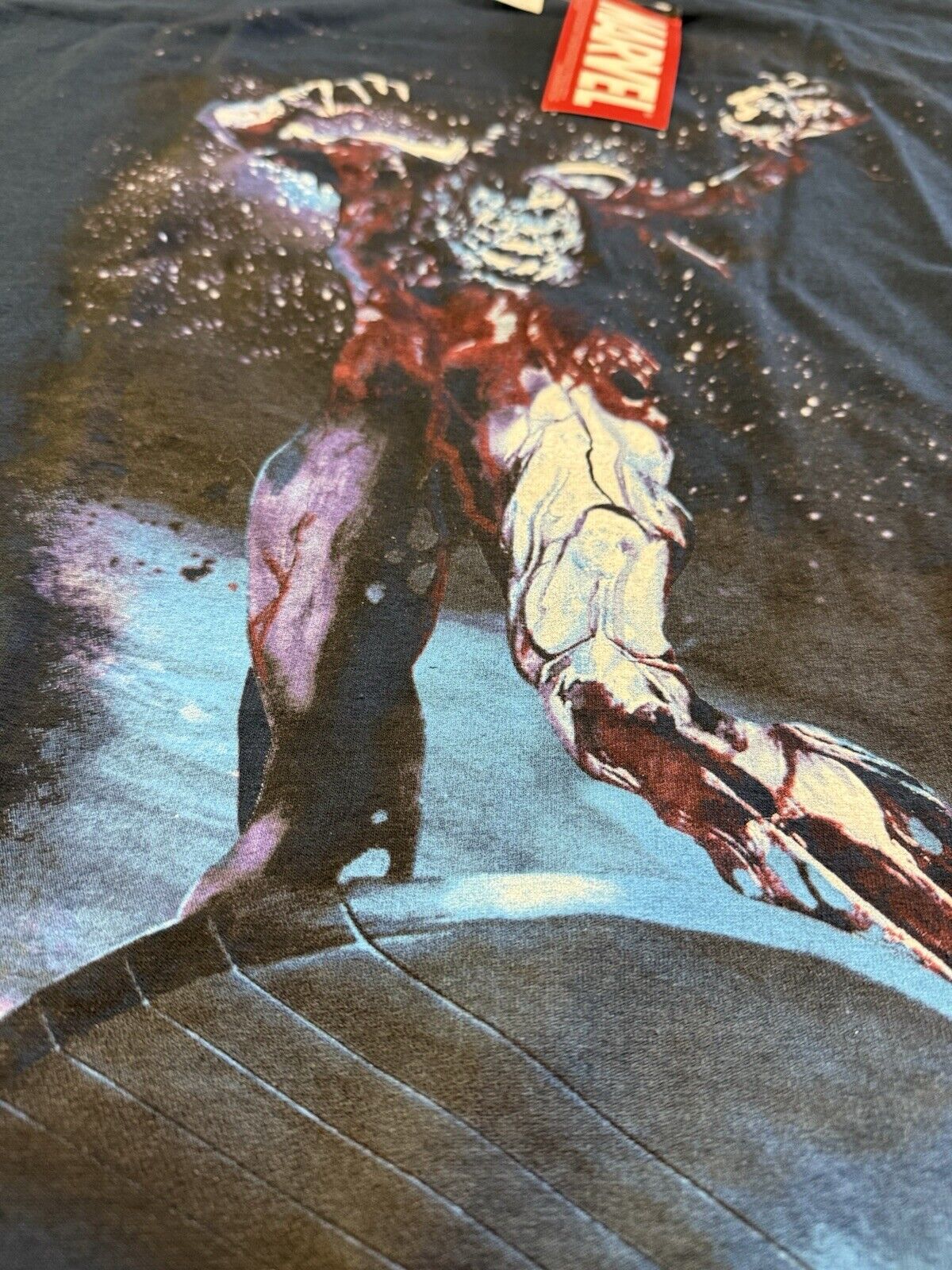 2007 Marvel Mad Engine Silver Surfer With Tags Zombie Shirt Size XL RARE Grail - thriftgoblin