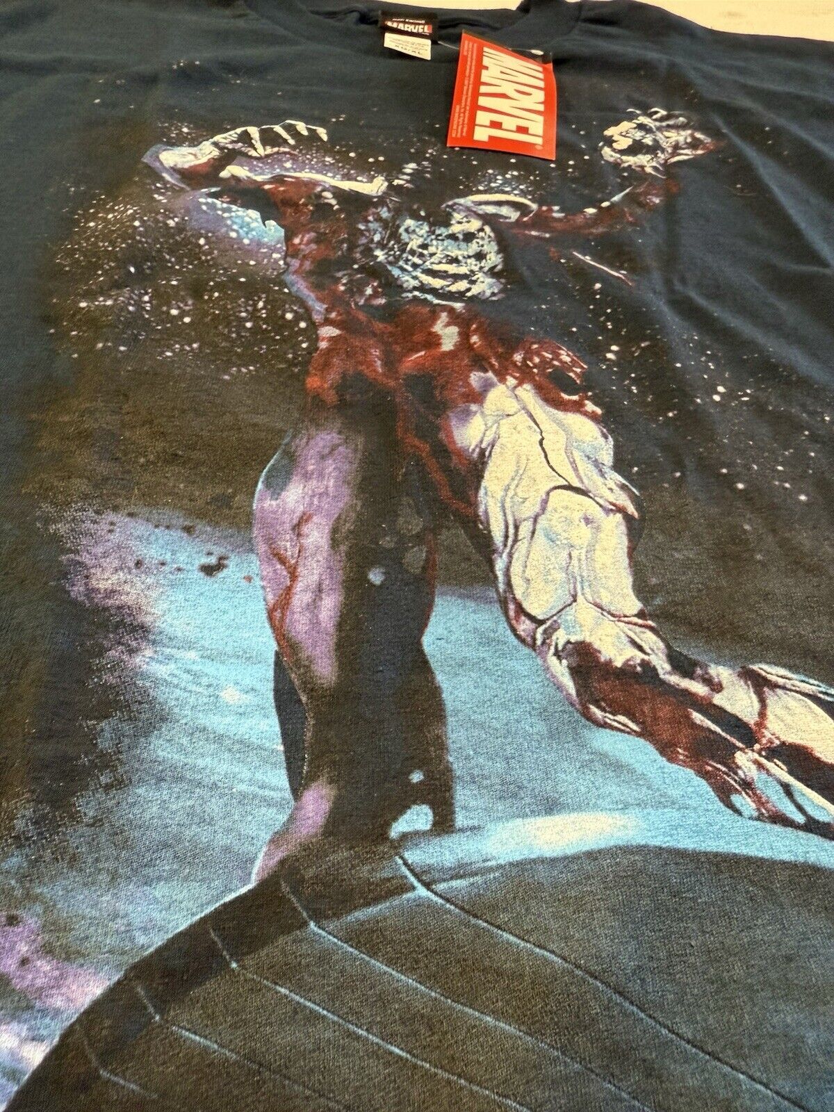 2007 Marvel Mad Engine Silver Surfer With Tags Zombie Shirt Size XL RARE Grail - thriftgoblin