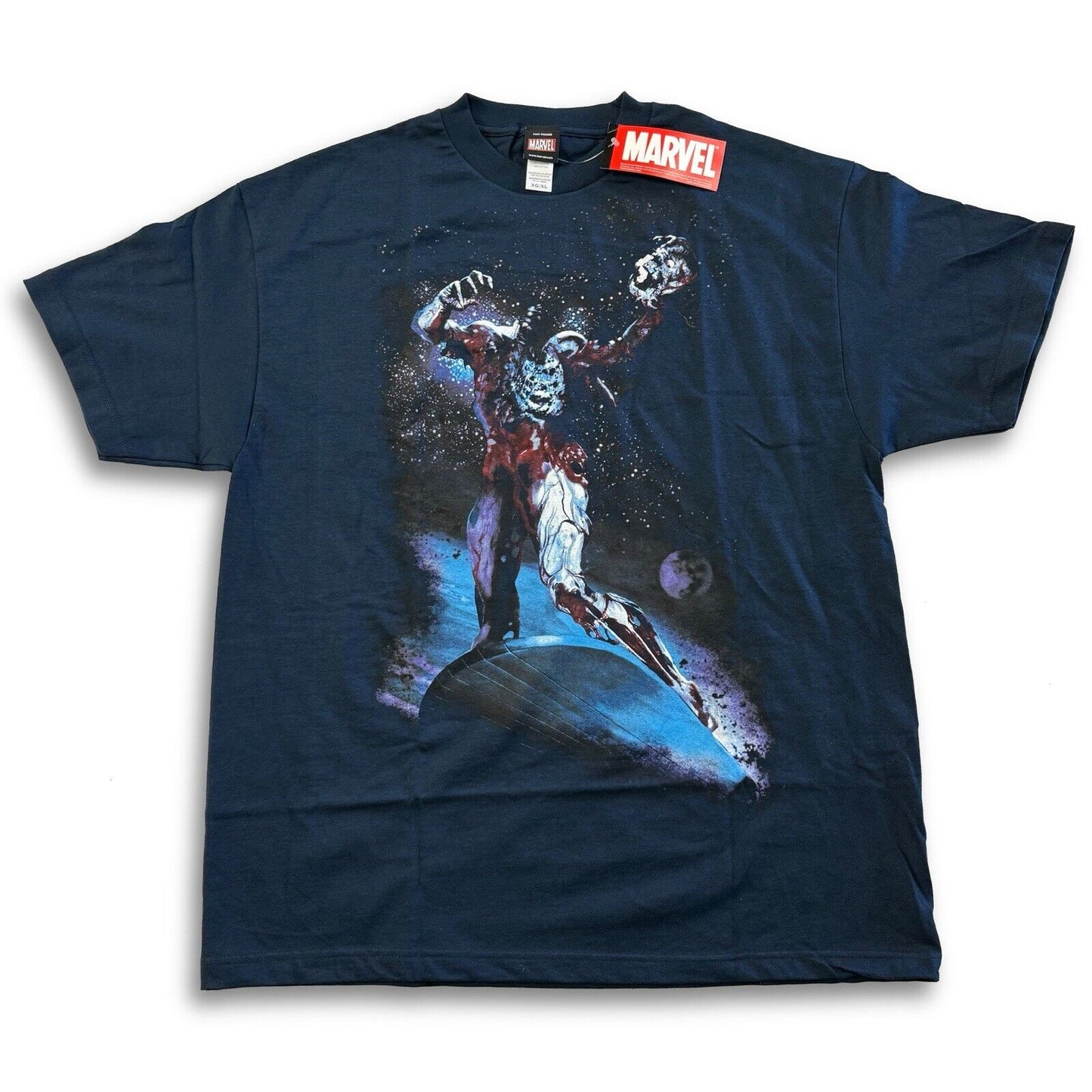 2007 Marvel Mad Engine Silver Surfer With Tags Zombie Shirt Size XL RARE Grail - thriftgoblin