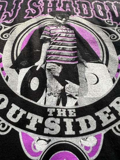 2008 DJ Shadow X LRG. The Outsiders. RARE. HTF. Mens Black Tshirt. Limited. - thriftgoblin