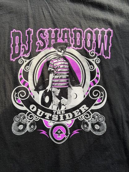 2008 DJ Shadow X LRG. The Outsiders. RARE. HTF. Mens Black Tshirt. Limited. - thriftgoblin
