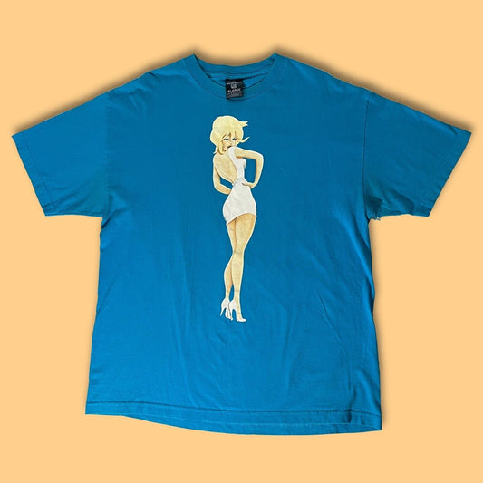 2011 The Hundreds x Cool World Holli Wood Shirt RARE Brad Pitt SS Mens XL - thriftgoblin