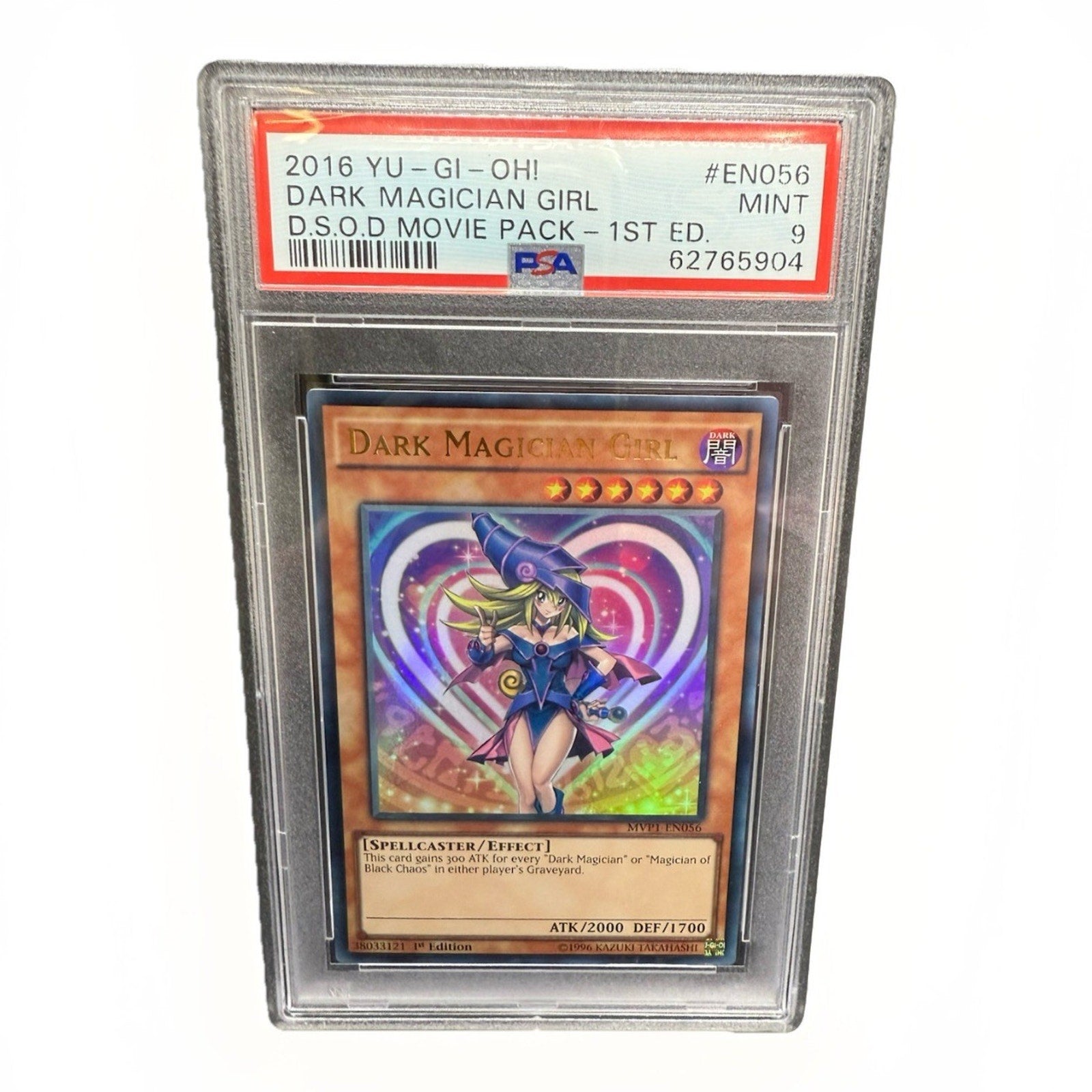 2016 DARK MAGICIAN GIRL 1ST ED DSOD MOVIE PACK PSA 9 MINT EN056 YUGIOH KONAMI - thriftgoblin