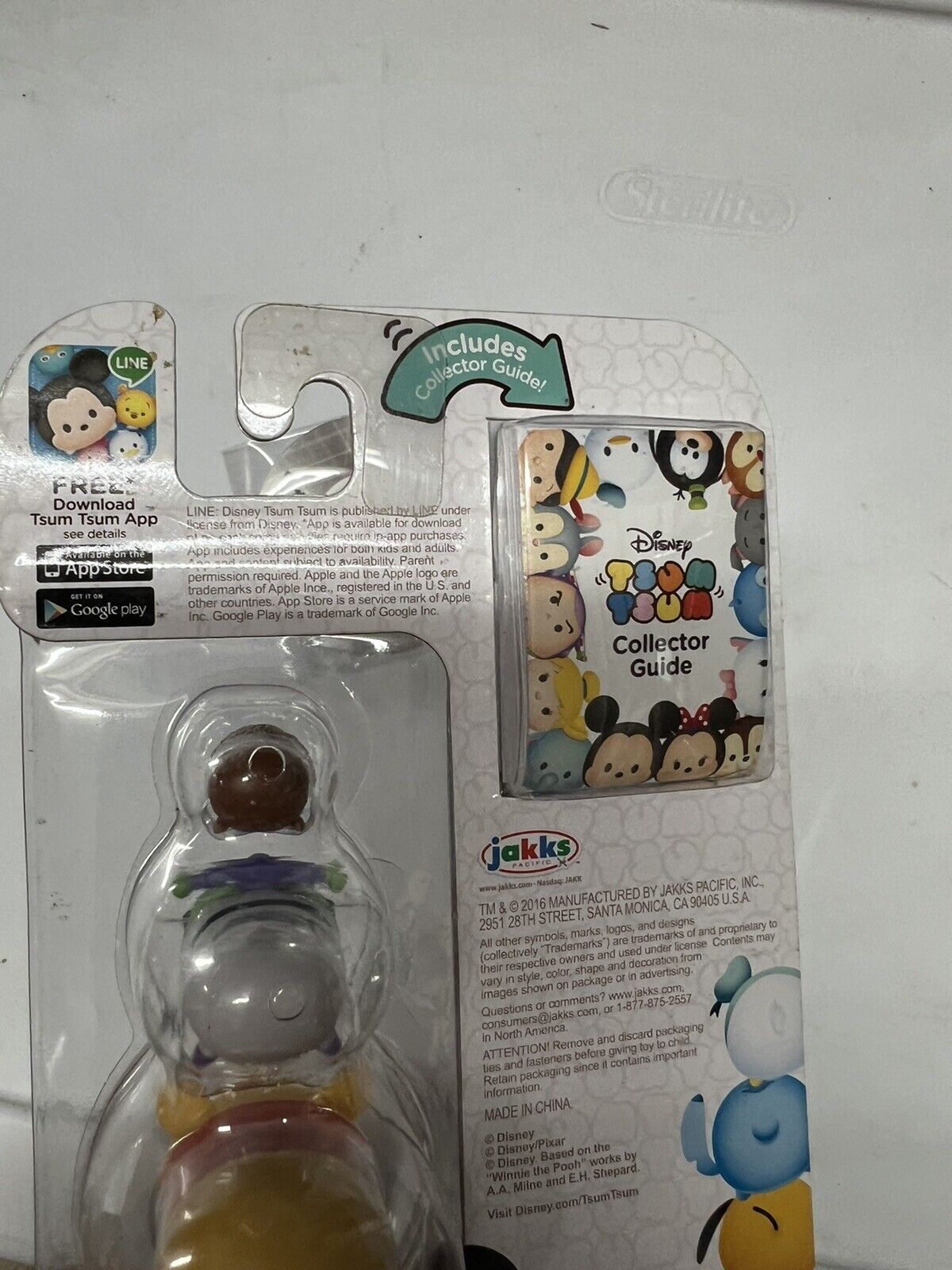 2016 Disney Tsum Tsum Series 2 Grumpy 207, Buzz Lightyear 238, Winnie Pooh 148 - thriftgoblin