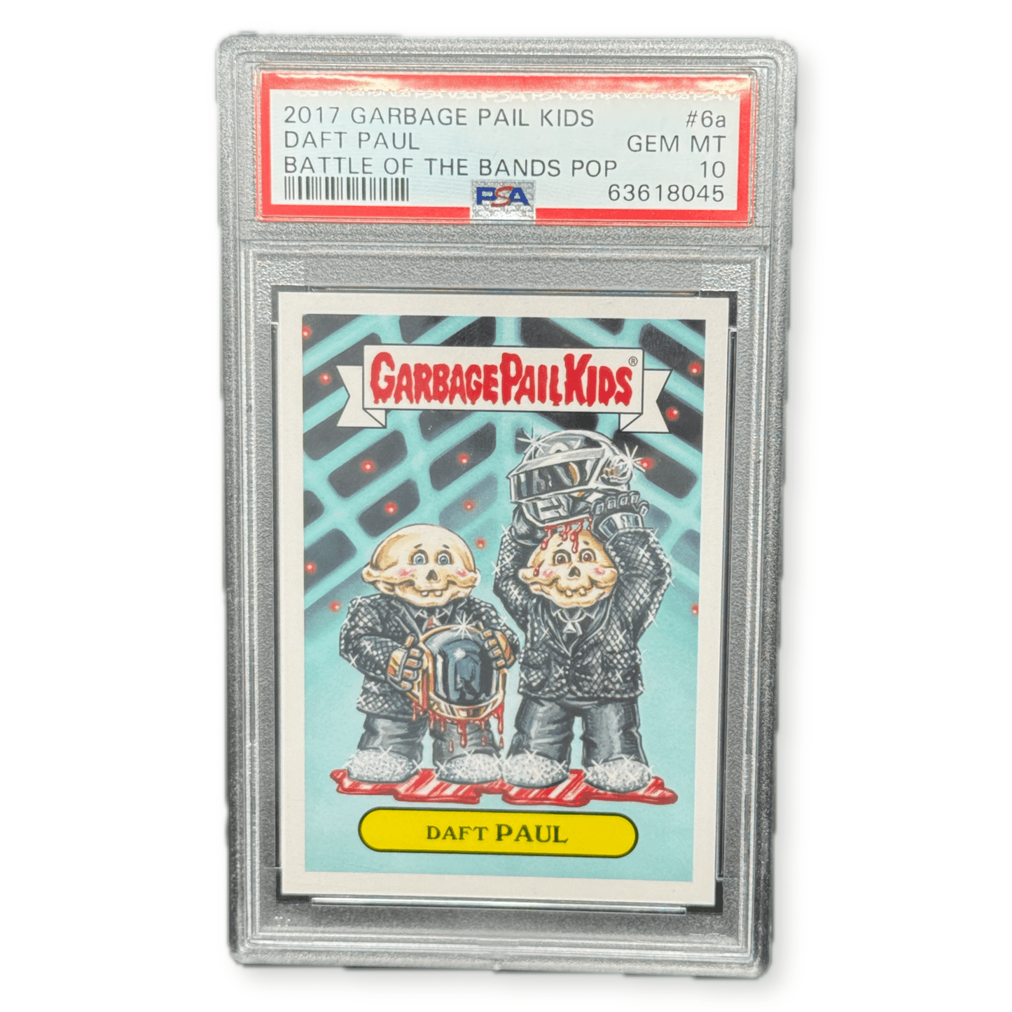 2017 Garbage Pail Kids Daft Paul 6a Battle of the Bands PSA 10 Gem Mint - thriftgoblinTrading Card