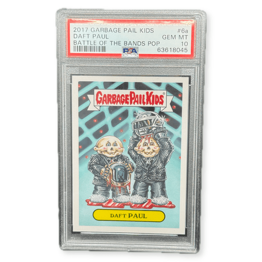 2017 Garbage Pail Kids Daft Paul 6a Battle of the Bands PSA 10 Gem Mint - thriftgoblinTrading Card