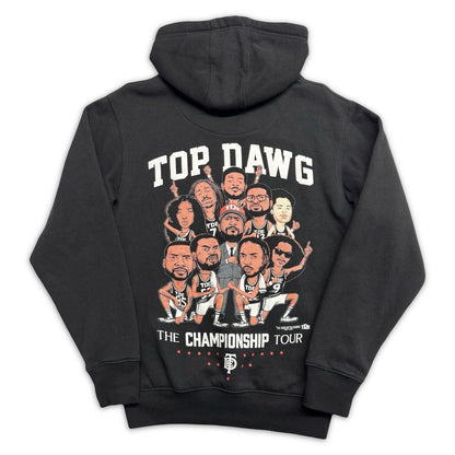 2019 TDE Top Dawg Entertainment Kendrick the Championship Tour Hoodie Small - thriftgoblin