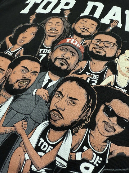2019 TDE Top Dawg Entertainment Kendrick the Championship Tour Hoodie Small - thriftgoblin