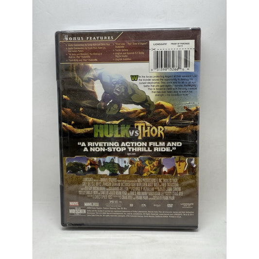 Hulk vs Thor (DVD 2008) Marvel Animated Feature A Battle Between God And Monster