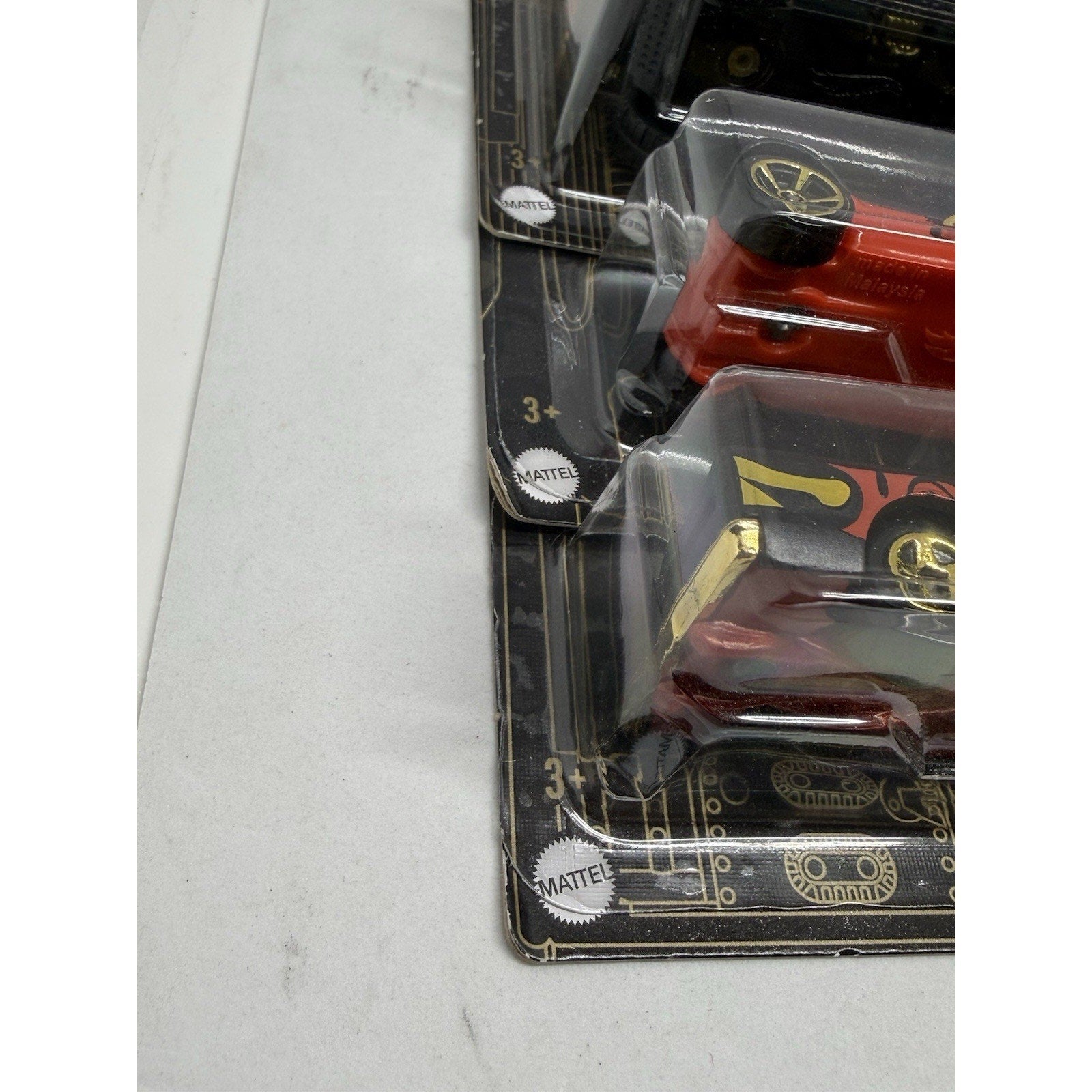 2023 Hot Wheels 55th Anniversary Black Gold Complete Set 6/6 HDH54 Porsche Gtr - thriftgoblin