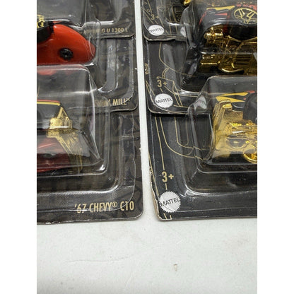 2023 Hot Wheels 55th Anniversary Black Gold Complete Set 6/6 HDH54 Porsche Gtr - thriftgoblin