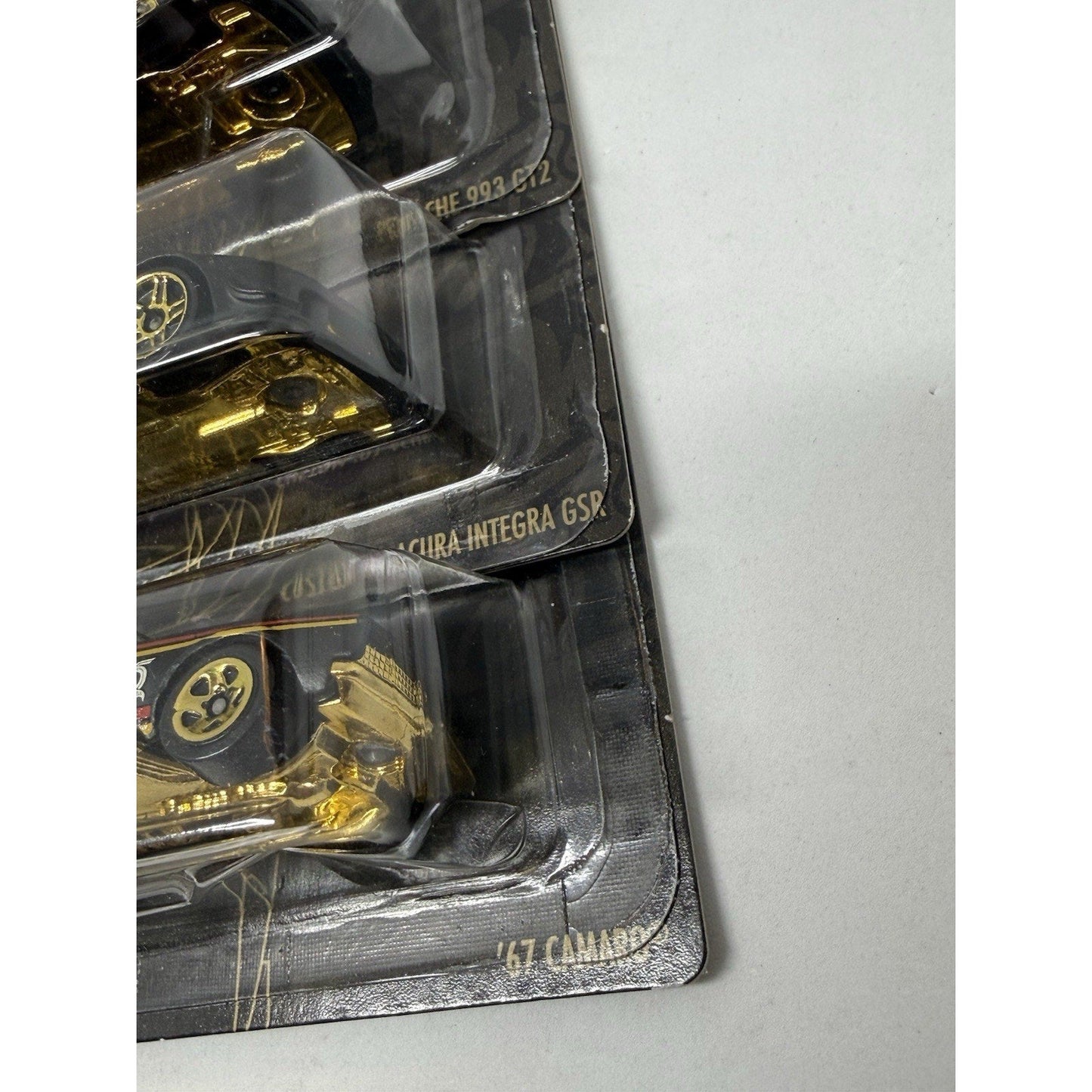 2023 Hot Wheels 55th Anniversary Black Gold Complete Set 6/6 HDH54 Porsche Gtr - thriftgoblin