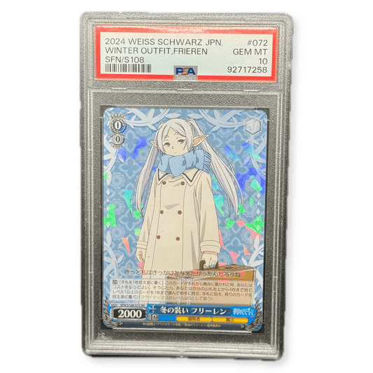 2024 Weiss Schwarz Frieren Winter Outfit SFN/S108-072RR PSA 10 Gem Mint - thriftgoblinTrading Card