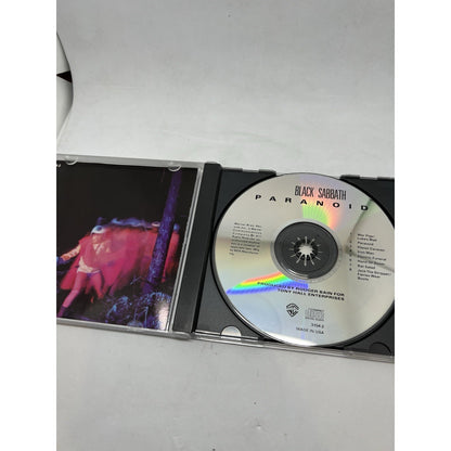 Black Sabbath – Paranoid CD 1990 Warner Bros Reissue Heavy Metal Classic Album
