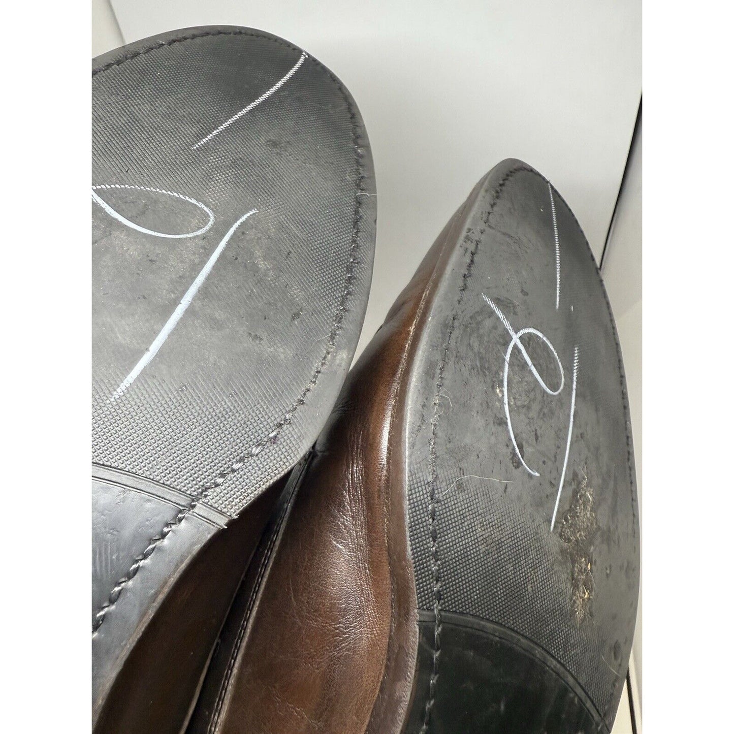 Allen-Edmonds Shoes Montgomery Split Toe Brown Lace Up US 12 D Dress Leather