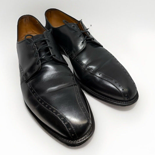 Allen Edmonds Men's Shoe 🇺🇸 Wendell Almond Bicycle-toe Derby 12D Dress Leather