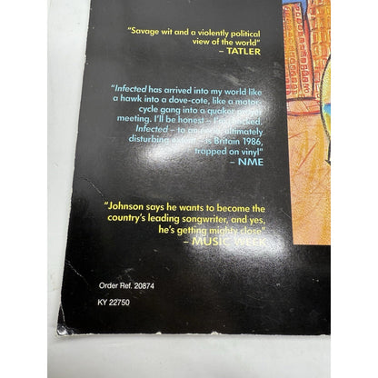 The The Infected 1979–87 Songbook Warner Bros 1987 Art Book Vintage Rare Sheets