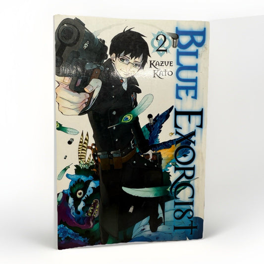 Blue Exorcist Volume 2 by Kazue Kato 2011 Manga Edition Paperback First Printing