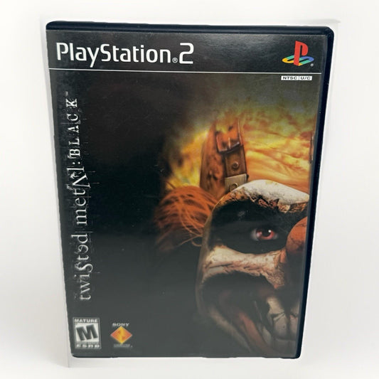 Twisted Metal Black (PS2, 2001) Complete CIB Tested Mature Sony Playstation 2