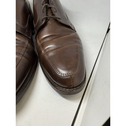 Allen-Edmonds Shoes Montgomery Split Toe Brown Lace Up US 12 D Dress Leather