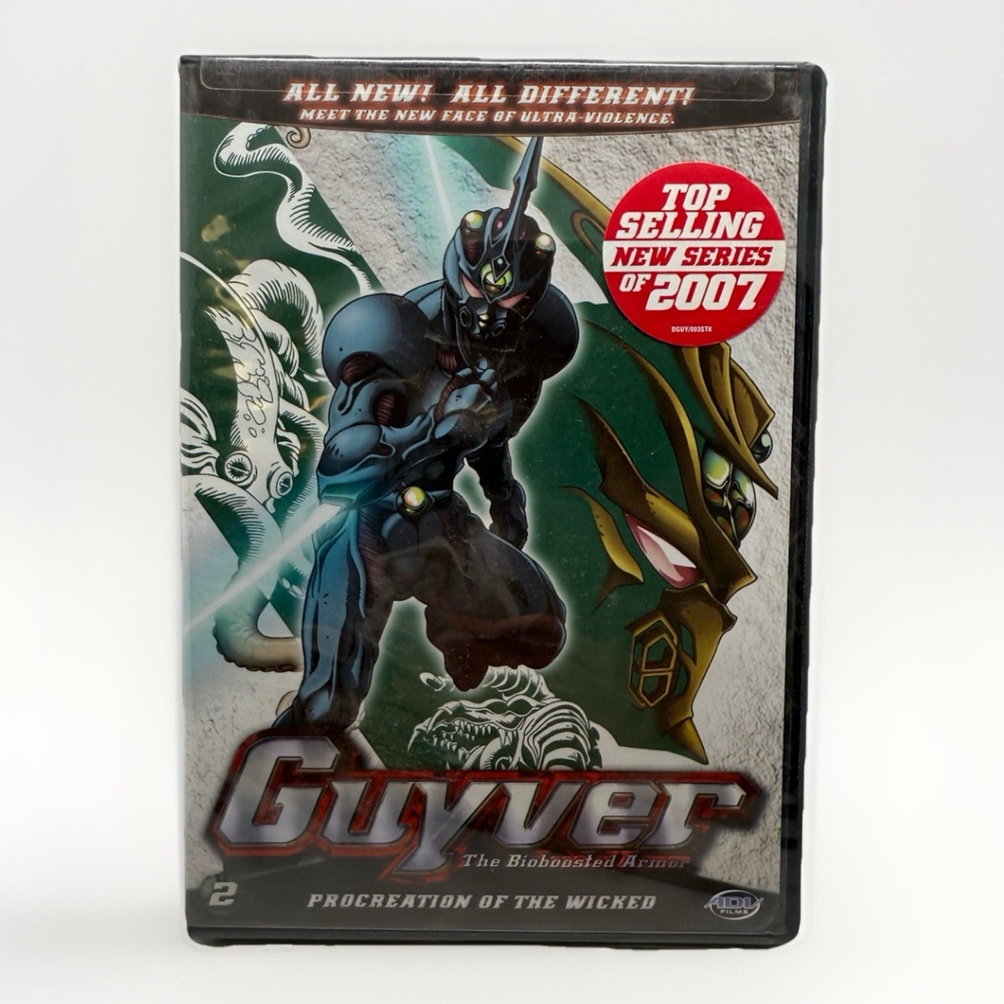 Guyver The Bioboosted Armor Vol. 2 (Episodes 5-8) ADV Films Anime DVD 2007 Anime