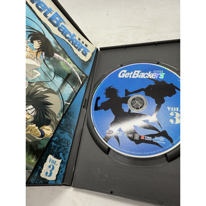 GetBackers Vol. 3: Into the Limitless Fortress (DVD, ADV Films, 2004) Anime