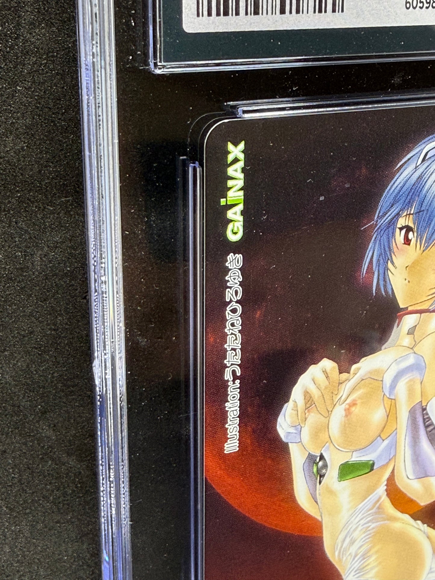 2000 Rei Ayanami Evangelion Phone Card CGC 8.5 Summer Set Ver.F Comiket 58 NTT