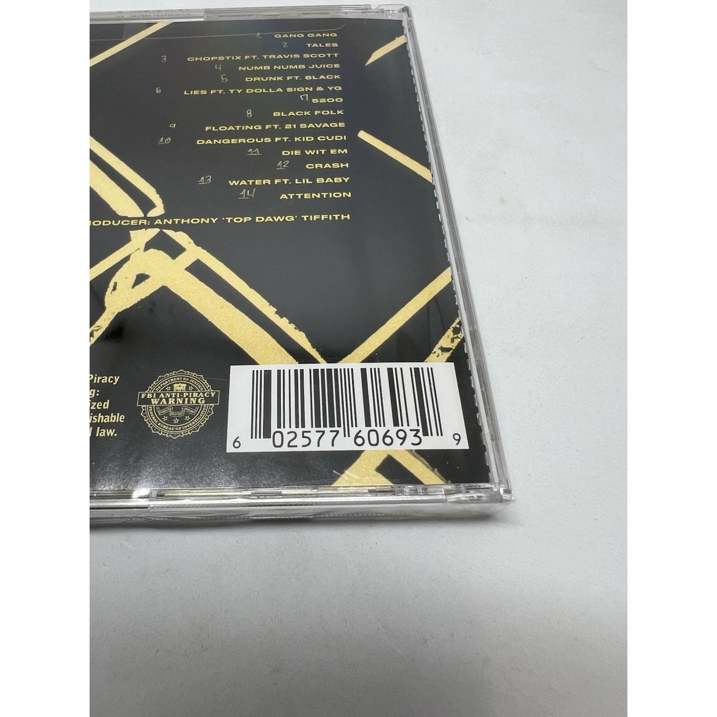 ScHoolboy Q – CrasH Talk (2019 CD) TDE Sealed Album ft. Travis Scott, 21 Savage