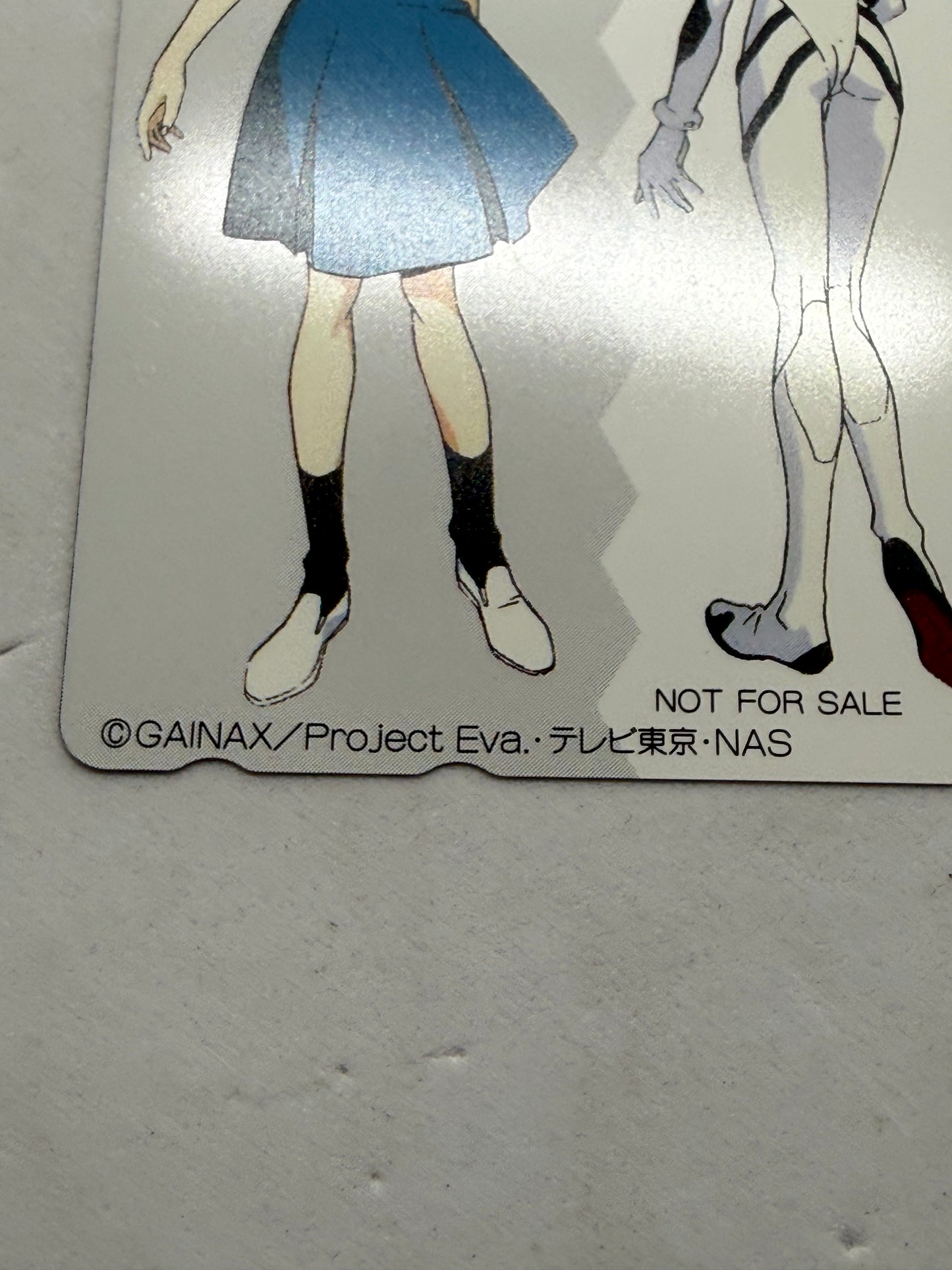 Neon Genesis Evangelion Rei Ayanami Not For Sale Telephone Card