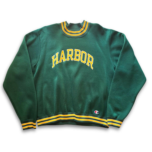 Champion 60’s Champion Product INC Vintage Nylon HARBOR Crewneck Sweater XL USA 26094