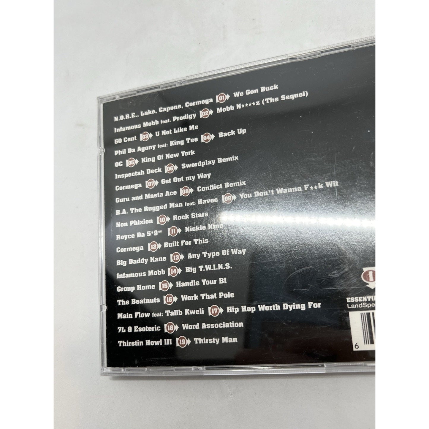 Essential Underground Hip Hop Vol. 1 CD 19 Tracks Feat. 50 Cent Mobb Deep Guru
