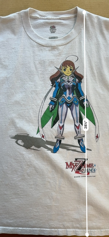 My-Z-HiME My Otome Zwei Anime Tee XL Double Sided Sunrise 2006-2008