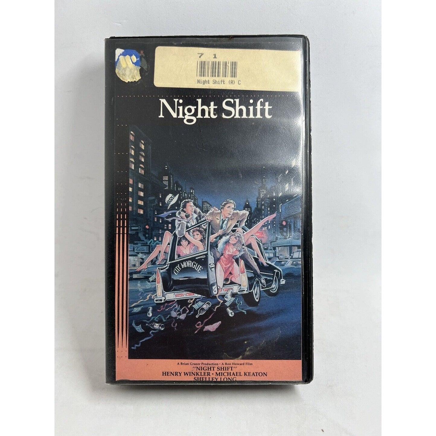 NIGHT SHIFT WARNER HOME VIDEO Clamshell VHS MICHAEL Keaton Tested Vintage Film