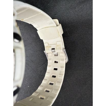 Casio Baby-G BGA-116 White Rainbow Dial Shock Resistant Quartz Watch Read Cute
