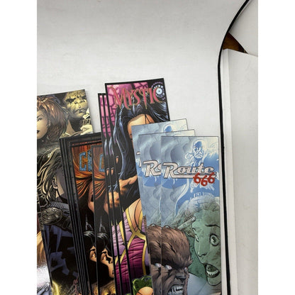 38 Comic Bookmarks Lot Sojourn, Mystic, Chimera, Route 666, The Path Set Adult - thriftgoblin