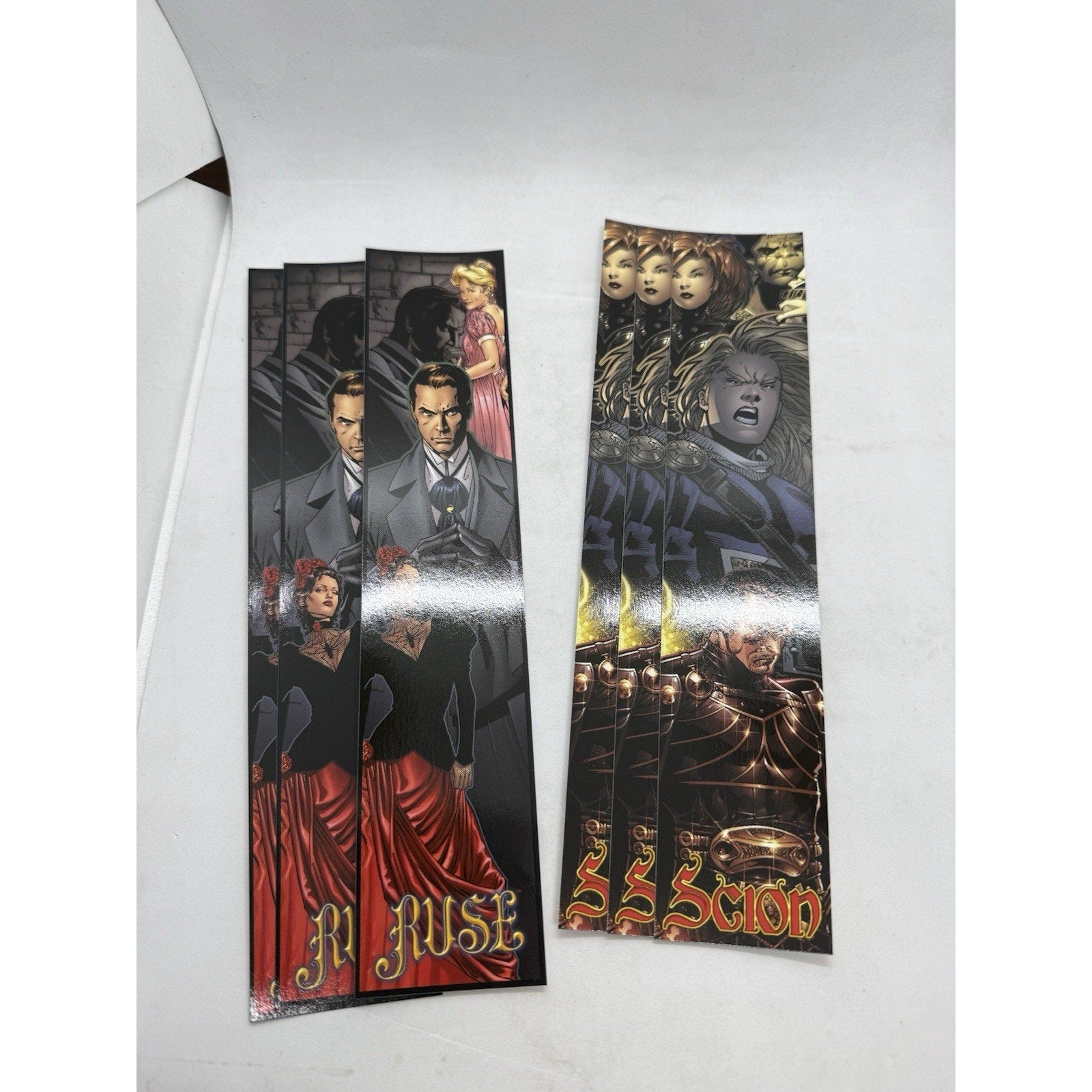 38 Comic Bookmarks Lot Sojourn, Mystic, Chimera, Route 666, The Path Set Adult - thriftgoblin