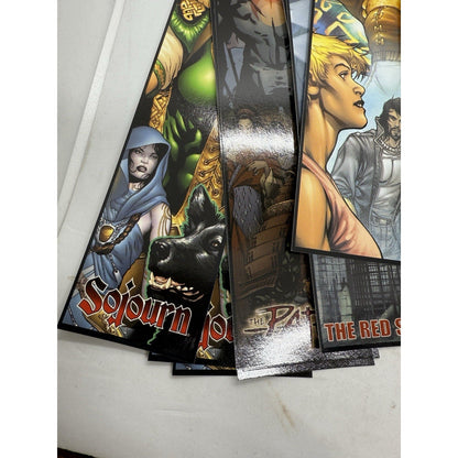 38 Comic Bookmarks Lot Sojourn, Mystic, Chimera, Route 666, The Path Set Adult - thriftgoblin