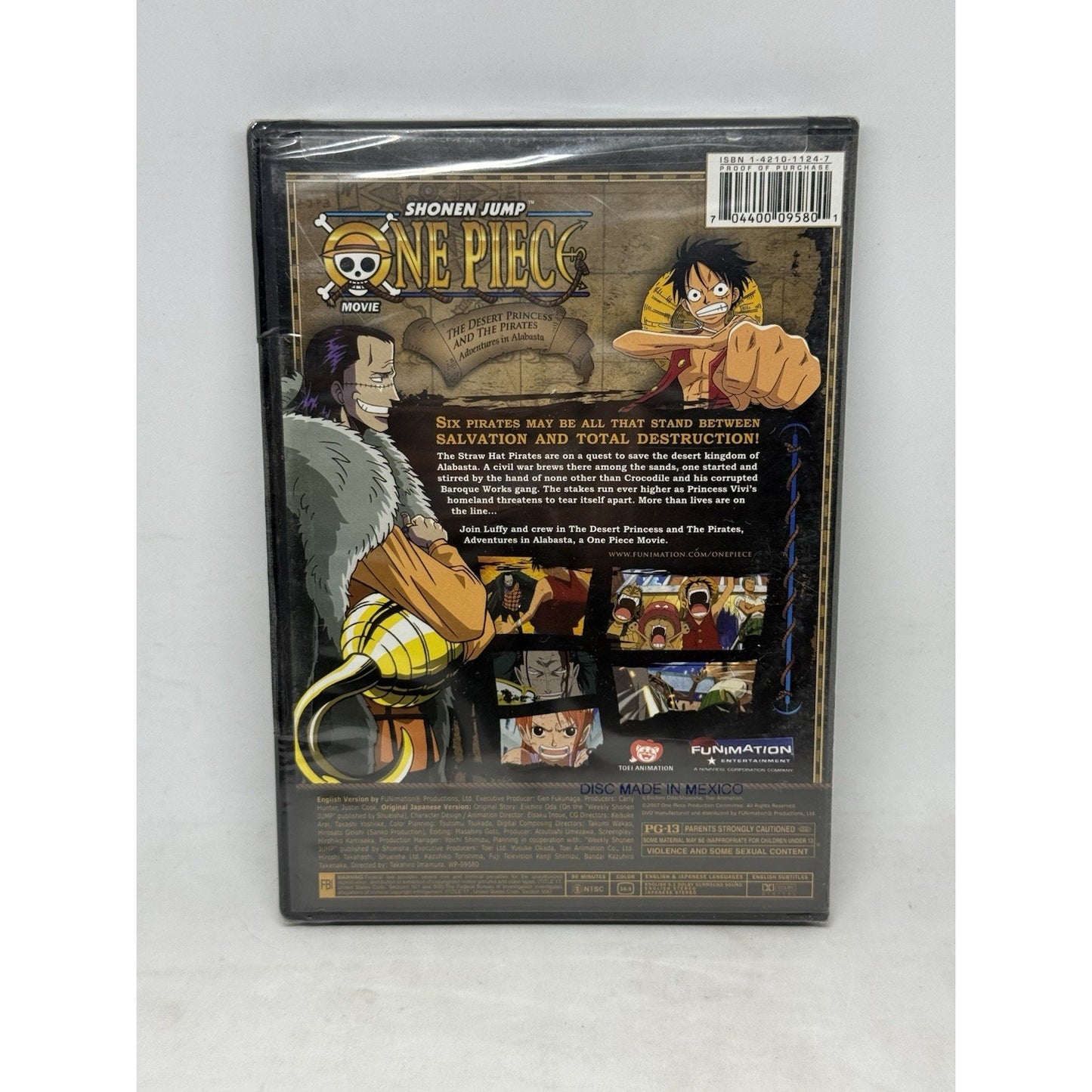 One Piece Movie Desert Princess and the Pirates Adventures in Alabasta DVD