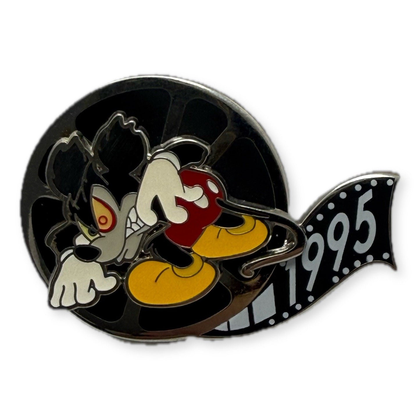 Disneyland Paris Runaway Brain 1995 Film Reel Pin Mickey 90 LE 73/400 Legendary
